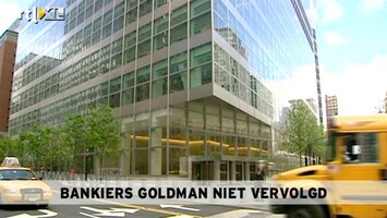 RTL Z Nieuws Justitie in Amerika ziet af van een vervolging Goldman Sachs