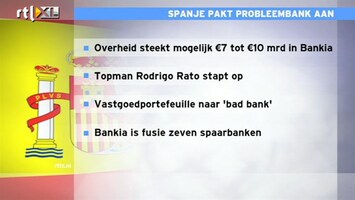 RTL Z Nieuws 10:00 Redding Bankia is niet laatste reddingspoging Spaanse banken