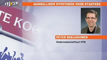 RTL Z Nieuws Makkelijker hypotheek starters is erg verstandig besluit'