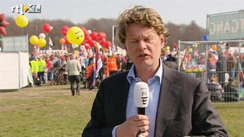 RTL Z Nieuws Veel gejoel bij demonstratie WSW Malieveld