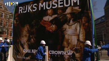 RTL Z Nieuws Nachtwacht van Rembrandt terug op oorspronkelijke plek in Rijksmuseum