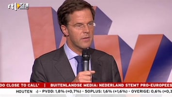 RTL Nieuws Rutte: Dit is een hele grote steun in de rug