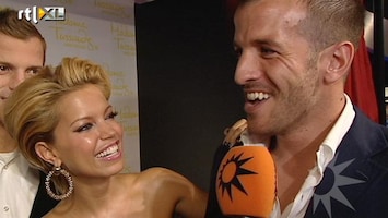 RTL Boulevard Sylvie en Rafael van der Vaart in Madame Tussaud