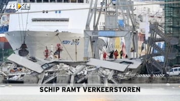 RTL Nieuws Schip ramt verkeerstoren: zeker 7 doden