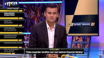 RTL Sport Inside 'Clubs zwaarder straffen voor niet naleven financial fairplay'