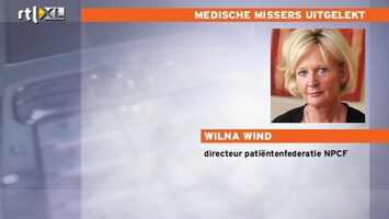 RTL Z Nieuws Lijst medische missers uitgelekt