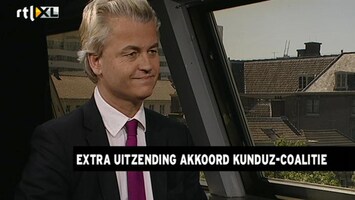 RTL Z Nieuws Wilders: dit verschrikkelijke akkoord voor Henk en Ingrid; een links feestje