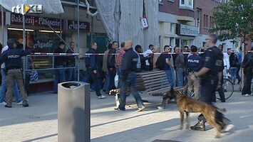 RTL Nieuws Jongeren belagen politie na schietpartij Rotterdam