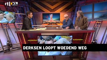 RTL Z Nieuws Ruzie bij Voetbal International tussen Wilfred Genee en Johan Derksen