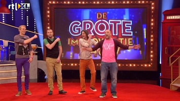 De Grote Improvisatieshow Een koninklijk drinklied