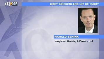 RTL Z Nieuws Benink analyseert: Griekenland zorgt steeds voor onzekerheid op markten