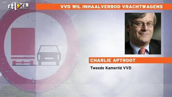 RTL Z Nieuws VVD wil minimumsnelheid voor vrachtwagens aanpassen