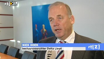 RTL Z Nieuws Lage rente raakt Delta Lloyd