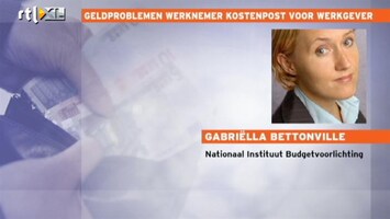 RTL Nieuws Schuldenlast personeel vaak ook probleem werkgever