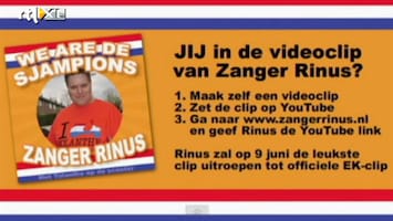 Editie NL Zanger Rinus maakt EK-single