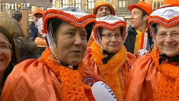 RTL Nieuws De Dam 7:30 uur: Staphorst in oranje klederdracht