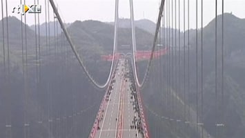 RTL Nieuws Langste brug tussen tunnels geopend