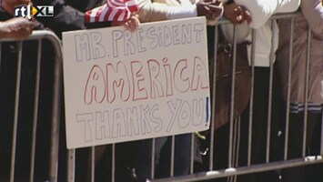 RTL Nieuws Obama toegejuicht op Ground Zero