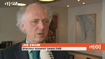 RTL Z Nieuws DNB: harde bezuinigingen door economische krimp