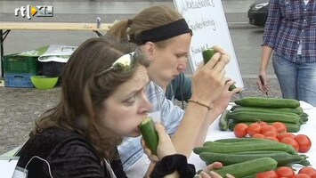 RTL Nieuws Duitse wedstrijd komkommer-eten