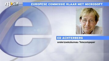 RTL Z Nieuws Onbegrijpelijk dat EU zo moeilijk doet naar Microsoft toe