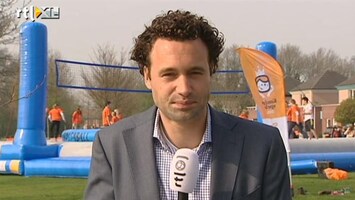 RTL Nieuws Aanstaand koningspaar bij koningsspelen Enschede