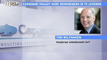 RTL Z Nieuws Capgemini vraagt dure werknemers in te leveren