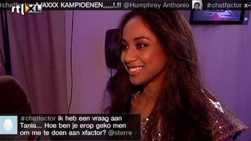X Factor Twittervragen voor Tania