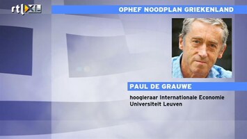 RTL Z Nieuws Hoogleraar De Grauwe: Finnen trekken zich terug, ECB moet redden