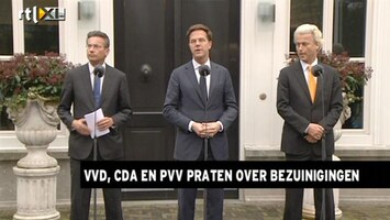 RTL Z Nieuws Wilders: misschien meer nodig dan drie weken voor bezuinigingen