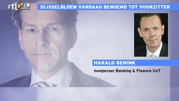 RTL Z Nieuws Benink: We krijgen een leidende rol in europa door Dijsselbloem