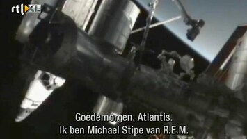 RTL Nieuws Astronauten gewekt door R.E.M.