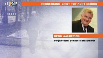 RTL Z Nieuws Kortgeding rechter Zutphen buigt zich over herdenking vanavond in Vorden