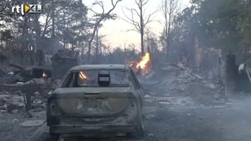 RTL Nieuws Beetje hoop voor brandweer in Texas