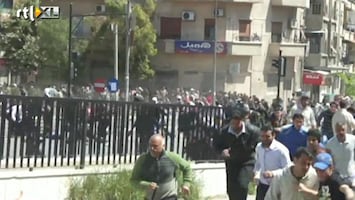 RTL Nieuws Protest Syrië weer hard aangepakt