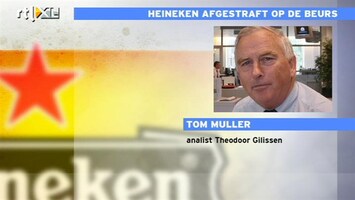 RTL Z Nieuws Tom Muller: koersreactie Heineken te begrijpen