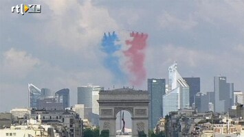 RTL Nieuws Fransen vieren 14 juli met militair vertoon