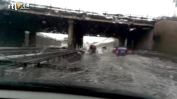 RTL Nieuws Waterballet op de A20