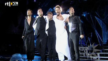 RTL Boulevard Wereldtour Take That van start