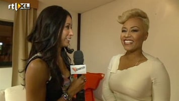 The Voice Of Holland Emeli Sande met The V Reporter