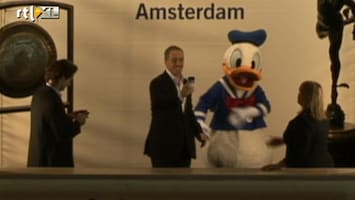 RTL Nieuws Donald Duck opent beurs Amsterdam