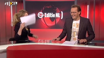 RTL Nieuws Presentatrice Editie NL krijgt de slappe lach
