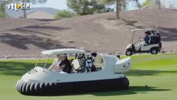 RTL Nieuws Golfbuggy verandert in Hovercraft