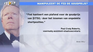 RTL Z Nieuws 11:00 Fed manipuleert goudprijs, aldus gekkie