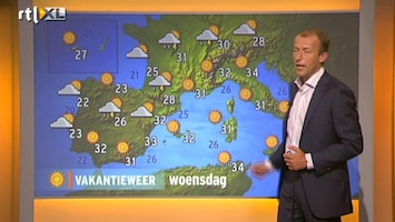 RTL Nieuws Vakantieweer: 'Opmerkelijk hoge watertemperaturen'
