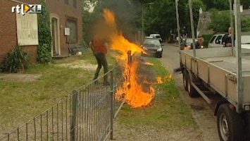 RTL Nieuws Molotov-gooier opgepakt door politie