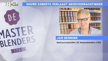RTL Z Nieuws Bennink: 12 maanden achter op schema met Douwe Egberts