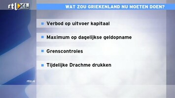 RTL Z Nieuws 10:00 Wat moet Griekenland voor maatregelen nemen?