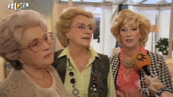 RTL Boulevard Lachen op de set bij Golden Girls