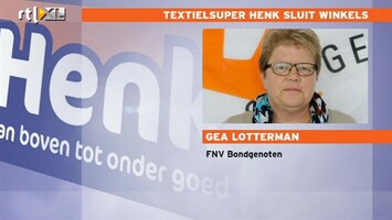 RTL Z Nieuws Textielketen Henk ten Hoor sluit 103 winkels